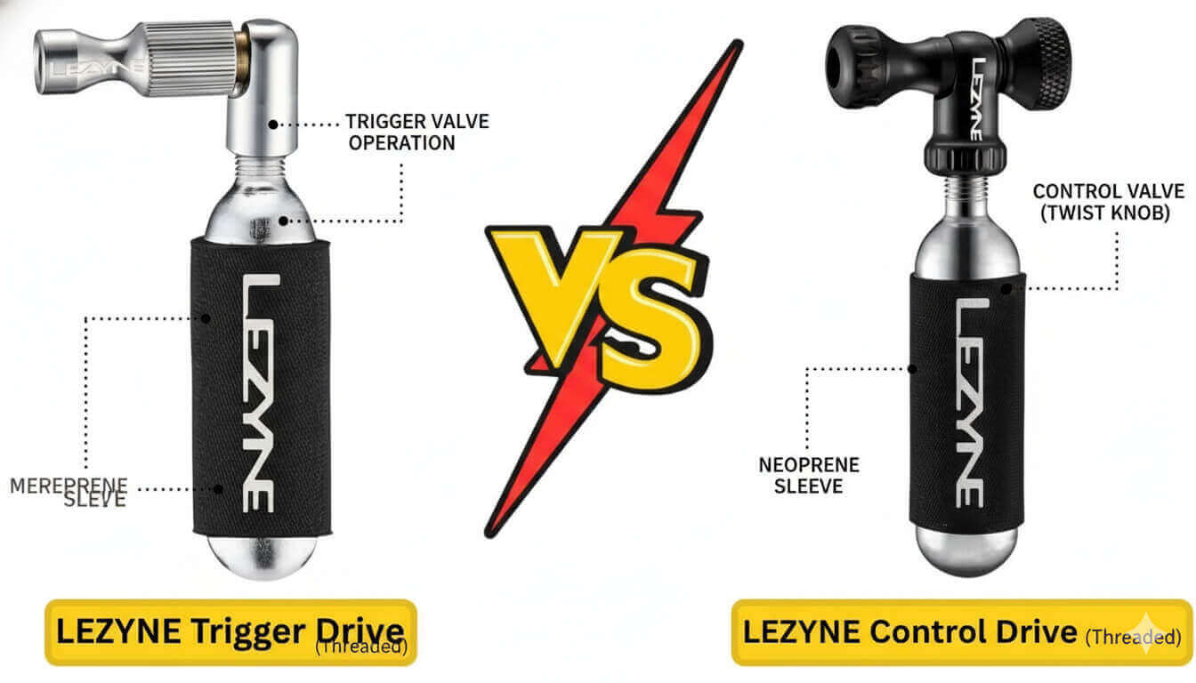 Lezyne Trigger Drive vs Control Drive
