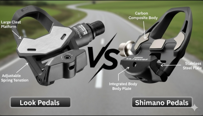 look vs shimano pedals