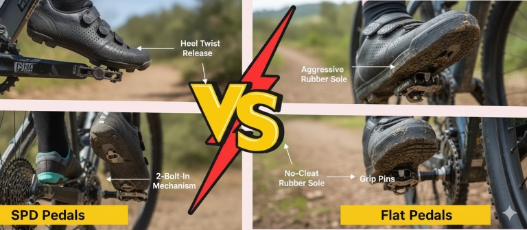 Detailed Comparison Shimano SH51 vs SH56