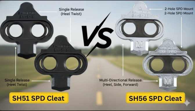 I tested Shimano SH51 vs SH56