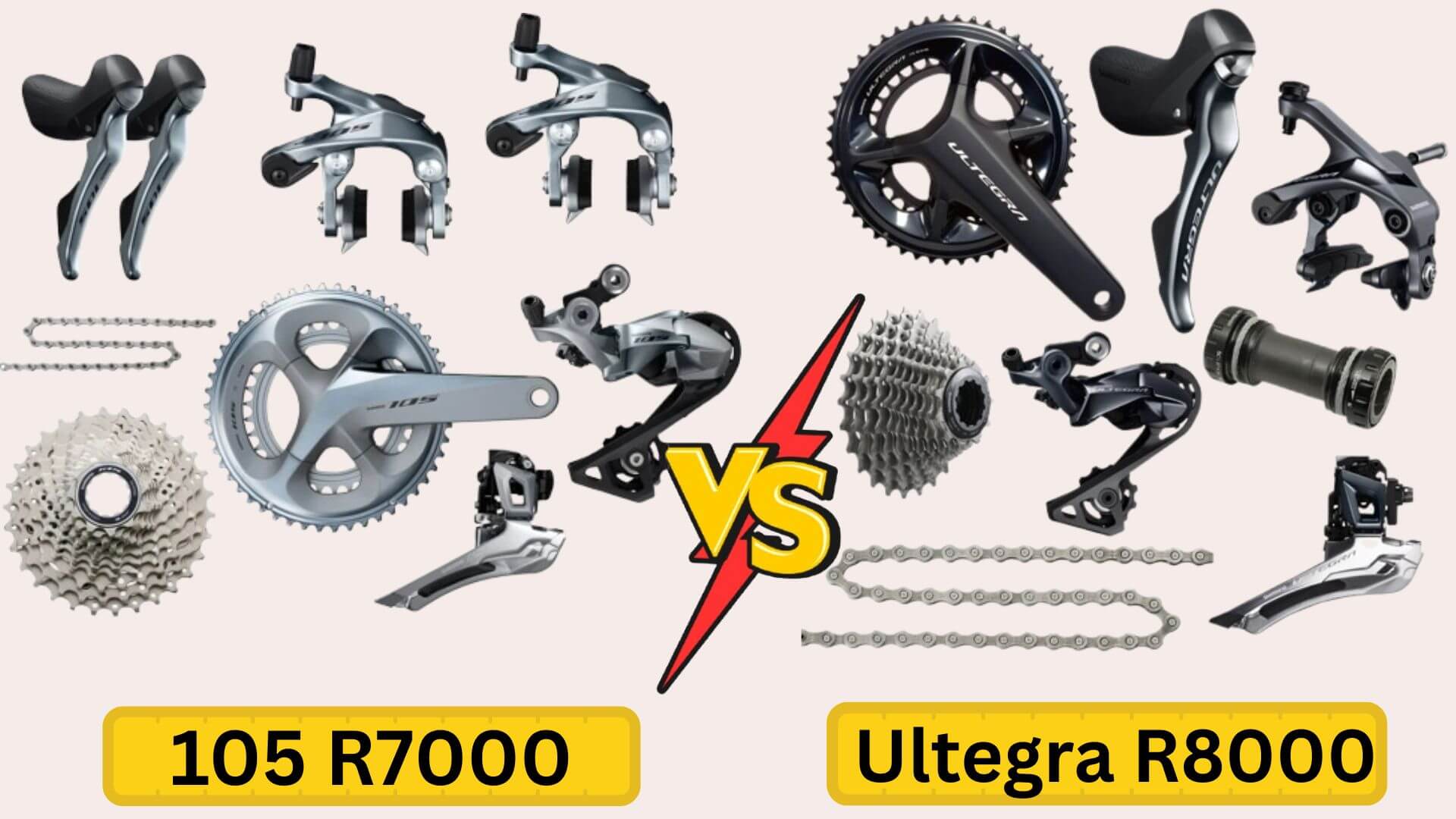 Shimano 105 vs Ultegra