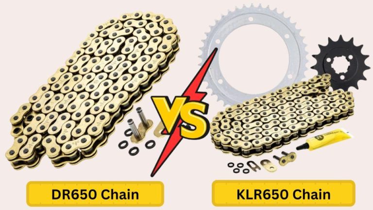 DR650 vs KLR650 Chain