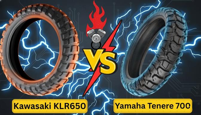 KLR650 vs Tenere 700 Tires: Detailed Comparison
