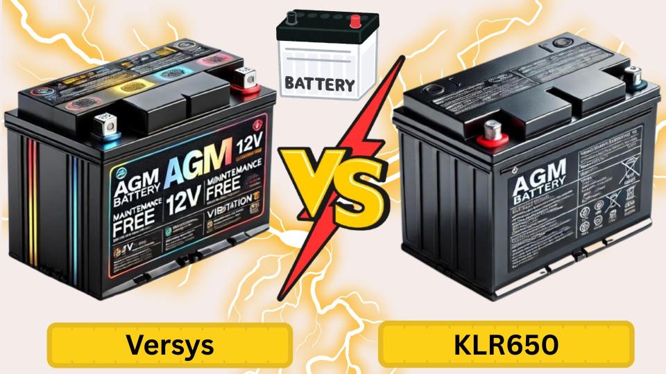 Kawasaki Versys vs KLR650 Battery