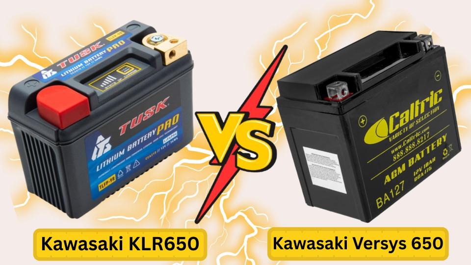 KLR 650 vs Versys 650 Battery