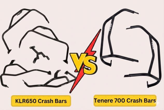 How I Test KLR650 vs Tenere 700 Crash Bars
