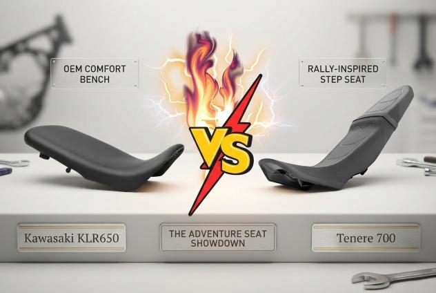 How I Test KLR650 vs Tenere 700 Seat