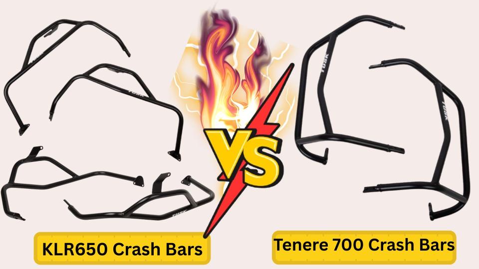 KLR650 vs Tenere 700 Crash Bars