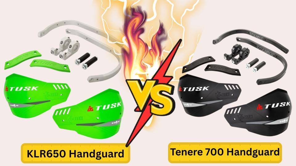KLR650 vs Tenere 700 Handguards