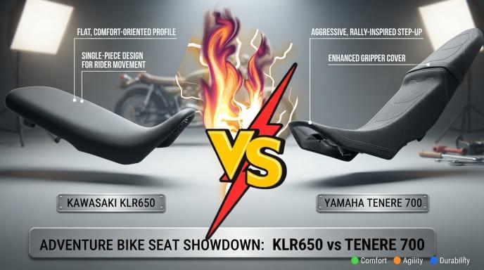 KLR650 vs Tenere 700 Seat