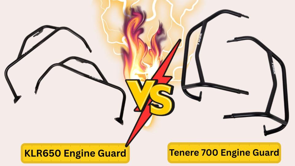 KLR650 vs Tenere 700 Engine Guards